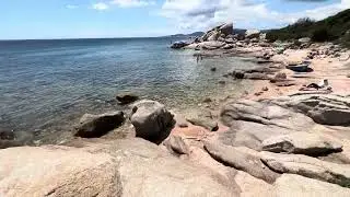 #Corsica #strand juni 2023 | wandelen op de Tamaricciu-baai | in de cirkel van rotsachtige formaties