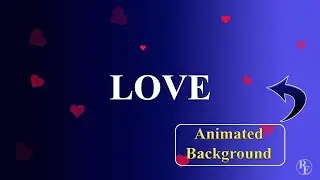 Animated Background using HTML, CSS | Rendereditz