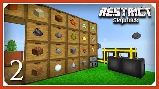 Restrict Skyblock Modpack | Automation and Pack Update! | E02 | 1.16.5 Skyblock Quest Modpack
