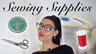 What You Need In a Beginner Sewing Kit | Julianna Zinchenko's Fashion School #sewing #fashion