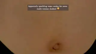 aggressively sloshing my bloated tummy ❤️ 😖 💧 (intense stomach sloshing)