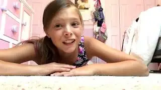 Girl Gymnast -Anna Litvinskaya -Our Stretching, Flexibility Lesson at Home, to Music, in Odessa