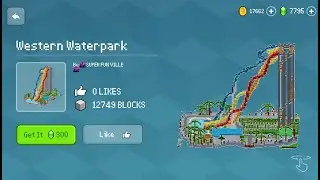 Big Western Waterpark - Block Craft 3d: Building Simulator Games for Free