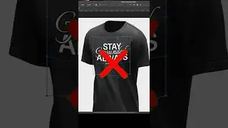 3D T-shirt mockups have never been easier ✅ #clothingbrand #photoshop