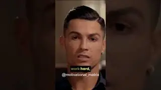 Ronaldo's secret: Efforts, Dedication and work hard#motivationalmatrix #motivation #inspiration