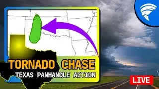 LIVE Panhandle Magic storm chase with tornado and hail threat!