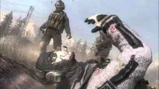 Call of Duty Modern Warfare 2 Смерть Гоуста и Роуча