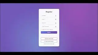 Modern Login & Registration Form with HTML, CSS, & JavaScript