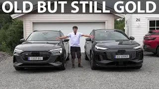 2024 Audi Q6 e-tron vs 2021 e-tron 55 side-by-side comparison
