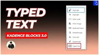 Typed Text in Kadence Blocks 3.0 | Advanced Text Block | Kadence WP | Blogging Unplugged Clips