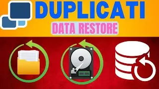 How to restore local backup duplicati | duplicati backup | Set web interface Password duplicati