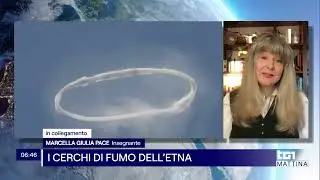 TG1 Mattina puntata 8 Aprile 2024 Gli anelli di Gas dell'Etna