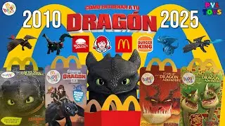 ALL HOW TO TRAIN YOUR DRAGON TOYS from MCDONALDS and BURGER KING (2010-2025)