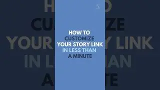 Customize your story link on Instagram