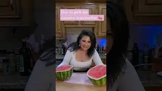 Picking the SWEETEST Watermelon 🍉 #shorts #watermelon #fruit #foodie #viral  #trending #summer