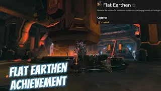 Flat Earthen Achievement | Become the victim of a workplace accident in the Forgegrounds of Dornogal