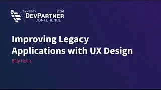 Keynote: Improving Legacy Applications with UX Design