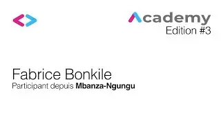 Fabrice Bonkile partage ce qu'il a vécu durant nos 30 Journées de formation sur le web