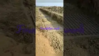 Short video. Foundation concrete work. How to use concrete in foundation.
