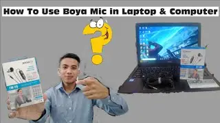 How to connect Boya MY-M1 lavalier microphone in acer Laptop & computer.लैपटॉप में mic use कैसे करे।