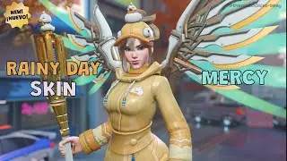 NEW! RAINY DAY Mercy Skin showcase | Overwatch 2