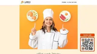 Personal Chef Digital Business Card - Mobile/Phone Website