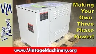 Convert Single Phase Power to Three Phase Using a Rotary Phase Converter