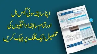 How to view Your Past Bill and Payment History of Gas Bill