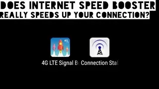 Does Internet Speed Booster really Speeds up Internet Connection?