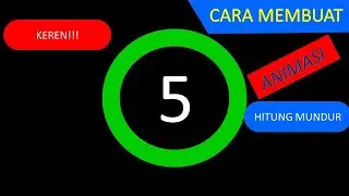 tutorial cara membuat animasi hitung mundur - PowerPoint
