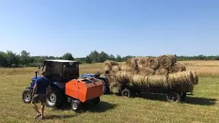Бойове хрещення китайського прес-підбирача RXYK-9010. Випробування на сіні