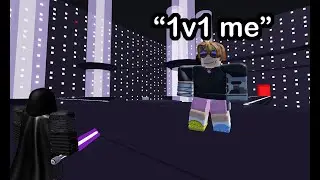 fighting the best duelist in Saber Showdown