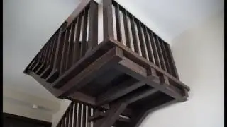 Наши работы - деревянный интерьер дома в стиле "Шале"