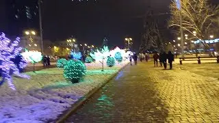 пред новогодние каникулы.поездка в столицу, заехали до Подпищека в гости.