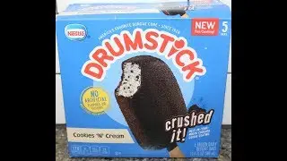 Nestle Drumstick Cookies ‘N’ Cream Crushed It! Dessert Bars Review