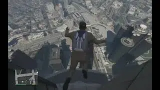 GTA 5 - Jumping off Highest Buildings - Funny Moments | KHUJLEE BHAI |