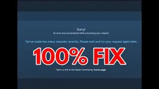 You've made too many requests recently. STEAM MARKET FIX (OCTOBER 2023)