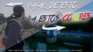 ✔ INCREÍBLE el SLOG2 de SONY😱PRUEBAS Sony A6300 - Formatos de Video