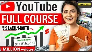 YouTube Full Course [FREE] | How to Grow Your YouTube Channel Fast in 2023 & Earn Money 🤑