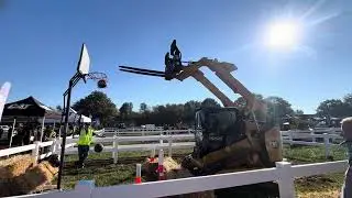 Cat Skid Steer Scores Points