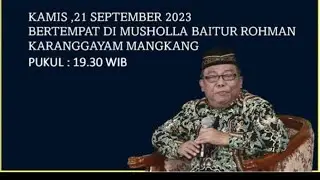 Pengajian Umum bersama KH Supandi dari Semarang & diiringi Hadroh Muhibul Ishlah dari Mangkang Kulon