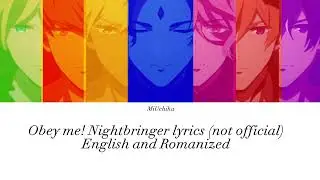 Obey Me! Nightbringer Trailer English and romanized lyrics