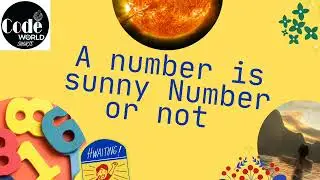 Find Sunny Number in Array | Java Programming number #sunnyNumber #dsa  #program #codeworld