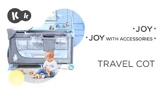Kinderkraft JOY travel cot WITH ACCESSORIES
