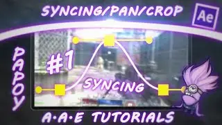 Adobe After Effects Tutorial - Clip Syncing & Pan/Crop  #1