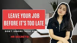 8 Red flags in your Job - Signs that indicate it's time to leave the job