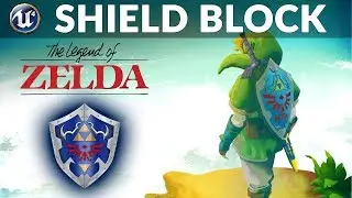 Shield Block Setup - #6 Let's Create Legend Of Zelda (Unreal Engine 4 Tutorial)