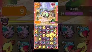 Pokemon Shuffle Mobile - Main Stage 223 Kirlia - For those who are really struggling trying to win