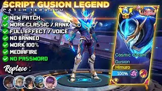 New!! Script Skin Gusion Legend No Password | Full Effect & Voice - Latest Patch | Fix Audio | MLBB