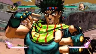 Jojo's All Star Battle Joseph Taunts All Characters